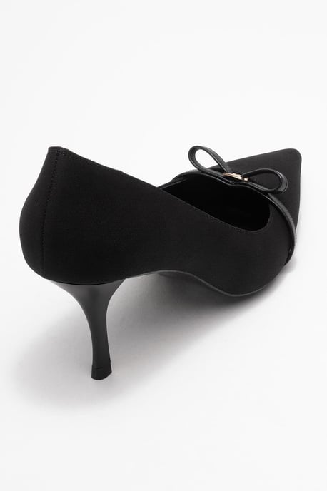 Prologue Annie Pumps mit Schleife und spitzem Zehenbereich - Schwarz - Image 5