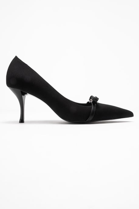 Prologue Annie Pumps mit Schleife und spitzem Zehenbereich - Schwarz - Image 6