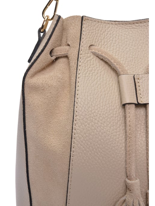 Roberta M Beige Rindsledertasche - Image 3
