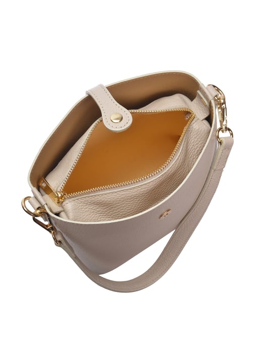 Roberta M Beige Rindsledertasche - Image 4