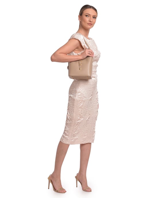 Roberta M Beige Rindsledertasche - Image 5