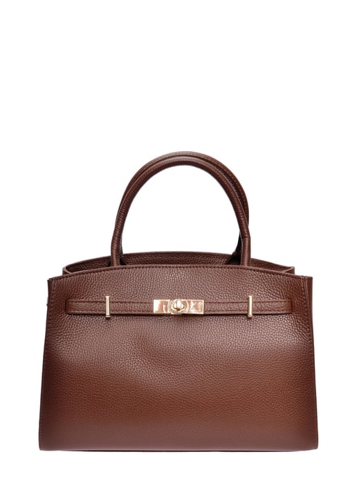 Isabella Rhea Kastanienbraun Rindsledertasche - Image 1