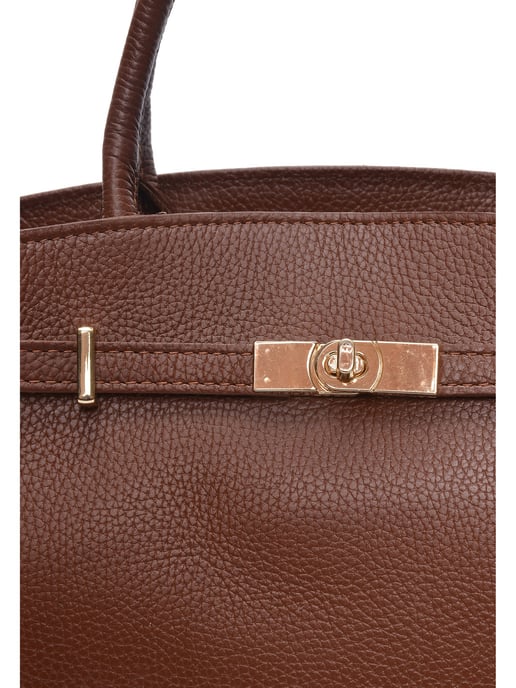 Isabella Rhea Kastanienbraun Rindsledertasche - Image 3