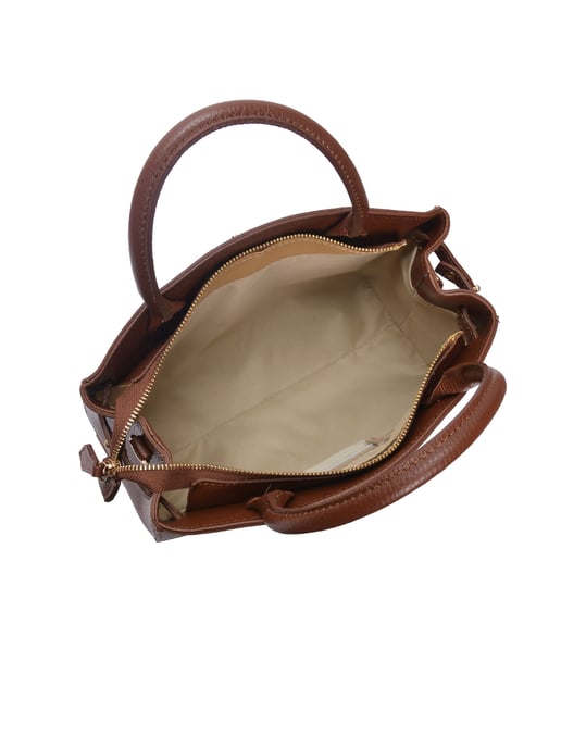 Isabella Rhea Kastanienbraun Rindsledertasche - Image 4