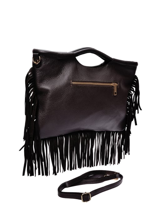 Isabella Rhea Kastanienbraun Rindsledertasche - Image 2