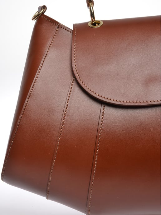 Isabella Rhea Kastanienbraun Rindsledertasche - Image 3