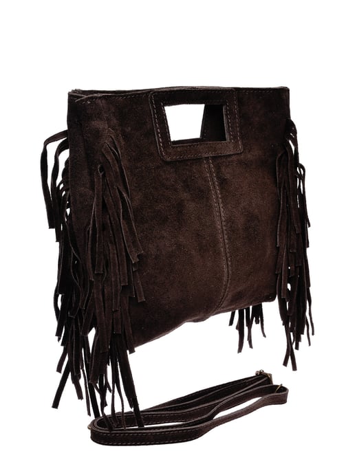 Anna Luchini Kastanienbraun Rindsledertasche - Image 2