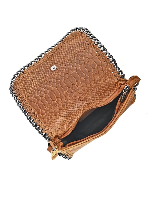 Luisa Vannini Braun Rindsledertasche - Image 4