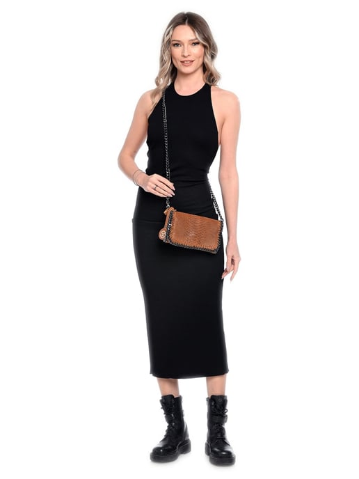 Luisa Vannini Braun Rindsledertasche - Image 5