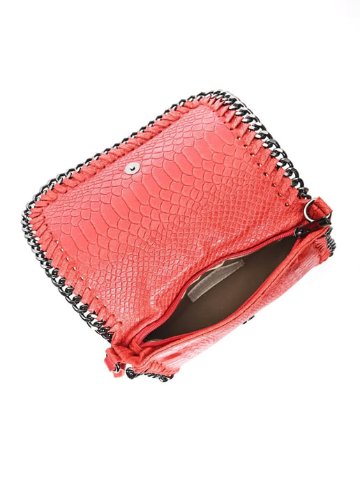 Luisa Vannini Rot Rindsledertasche - Image 4