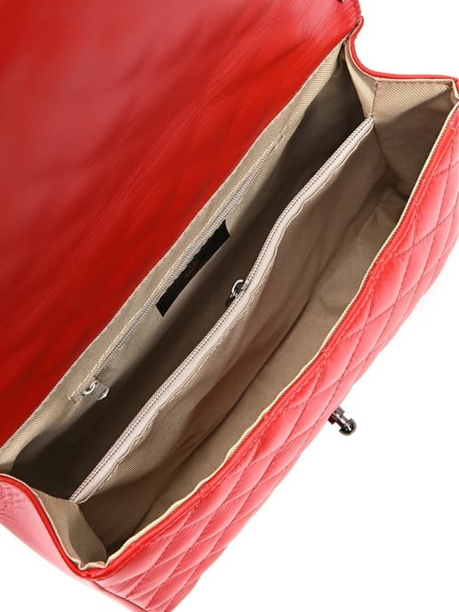 Anna Luchini Rot Rindsledertasche - Image 4
