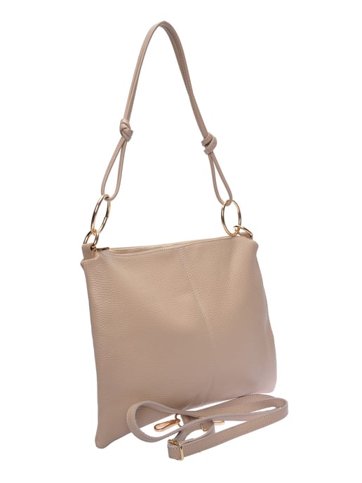 Luisa Vannini Beige Rindsledertasche - Image 2