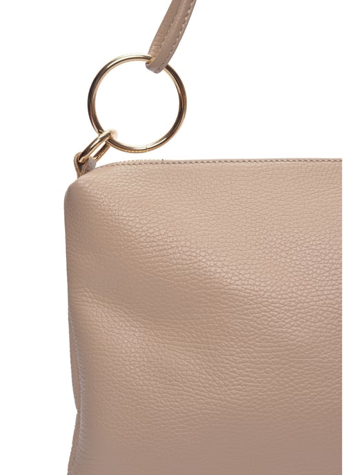 Luisa Vannini Beige Rindsledertasche - Image 3
