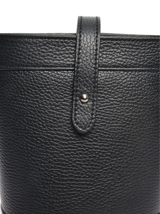 Anna Luchini Schwarz Rindsledertasche - Image 3