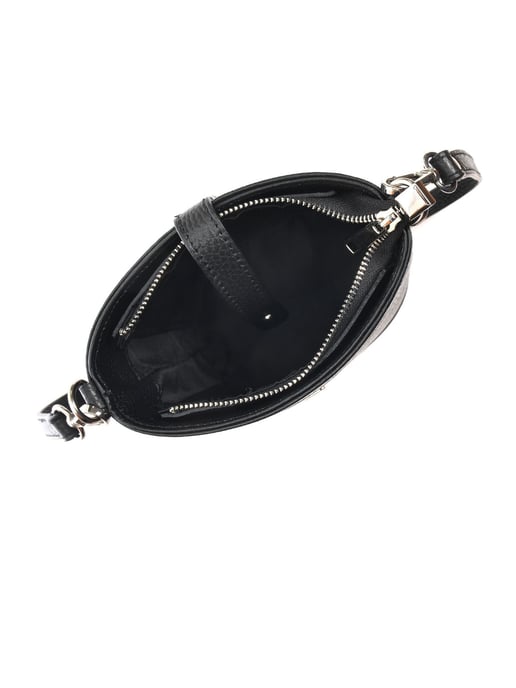 Anna Luchini Schwarz Rindsledertasche - Image 4
