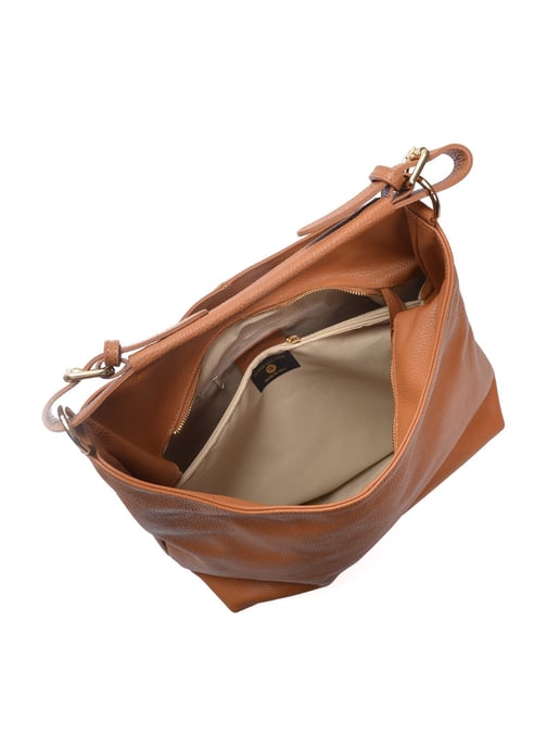 Anna Luchini Braun Rindsledertasche - Image 4