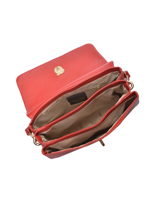 Isabella Rhea Rot Rindsledertasche - Image 4