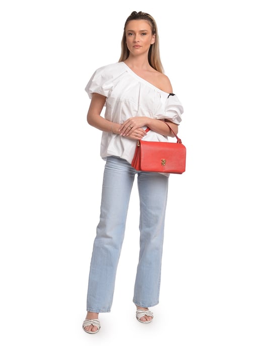Isabella Rhea Rot Rindsledertasche - Image 5