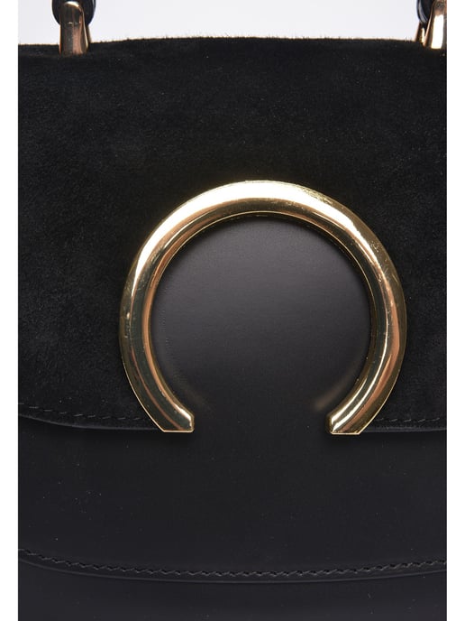 Luisa Vannini Schwarz Rindsledertasche - Image 3