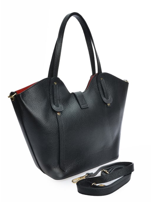 Isabella Rhea Schwarz Rindsledertasche - Image 2