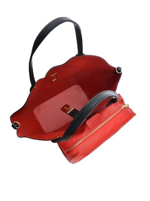 Isabella Rhea Schwarz Rindsledertasche - Image 4