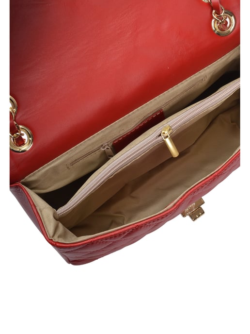 Isabella Rhea Rot Rindsledertasche - Image 4