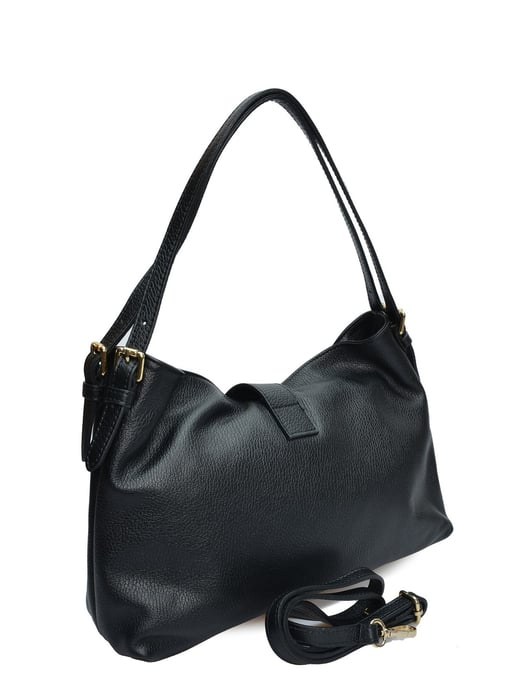 Anna Luchini Schwarz Rindsledertasche - Image 2