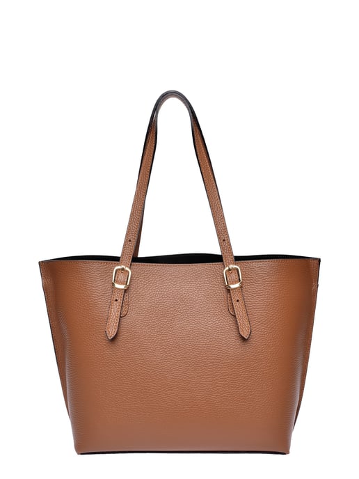 Isabella Rhea Braun Rindsledertasche - Image 1