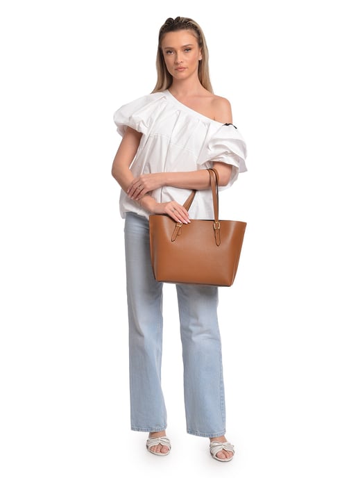 Isabella Rhea Braun Rindsledertasche - Image 5