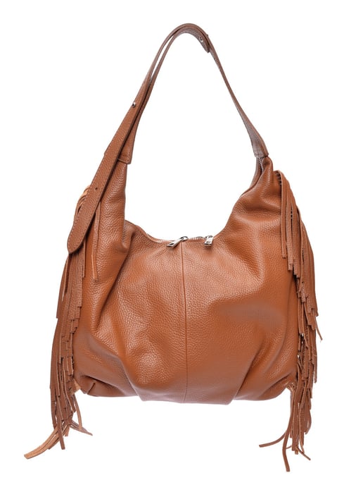 Isabella Rhea Braun Rindsledertasche - Image 1