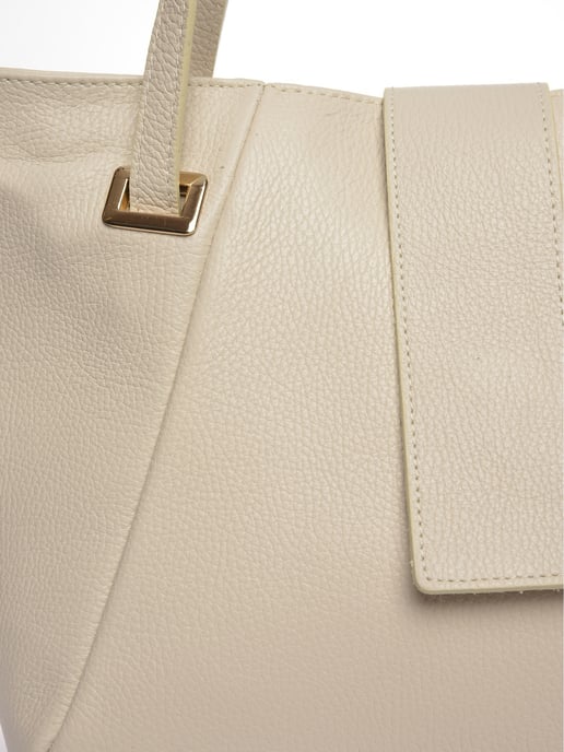 Isabella Rhea Beige Rindsledertasche - Image 3