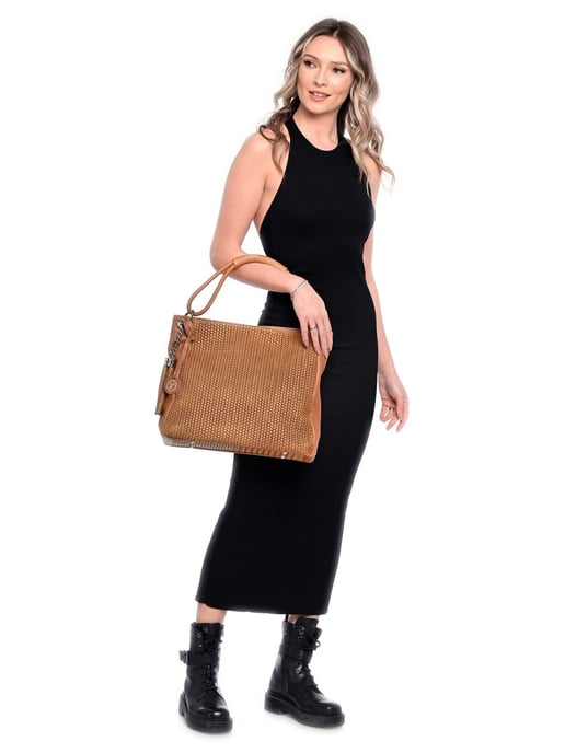 Luisa Vannini Braun Rindsledertasche - Image 5