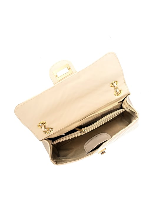Roberta M Beige Rindsledertasche - Image 4