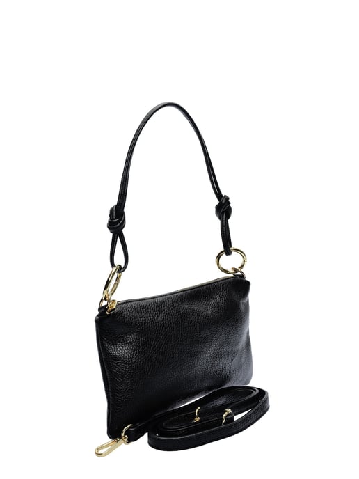 Anna Luchini Schwarz Rindsledertasche - Image 2