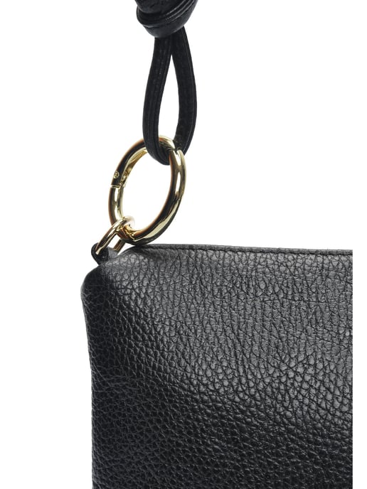 Anna Luchini Schwarz Rindsledertasche - Image 3