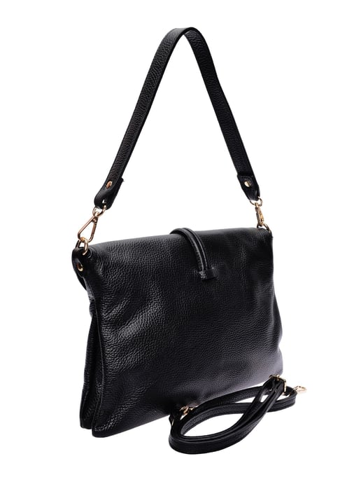 Anna Luchini Schwarz Rindsledertasche - Image 2