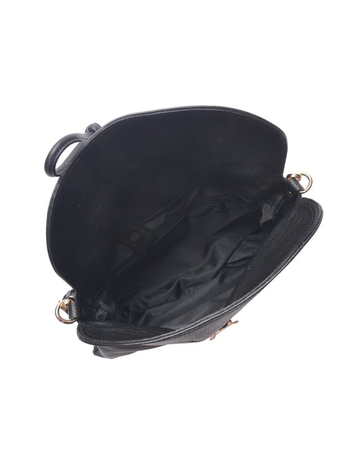 Anna Luchini Schwarz Rindsledertasche - Image 4