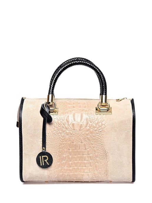 Isabella Rhea Beige Rindsledertasche - Image 1