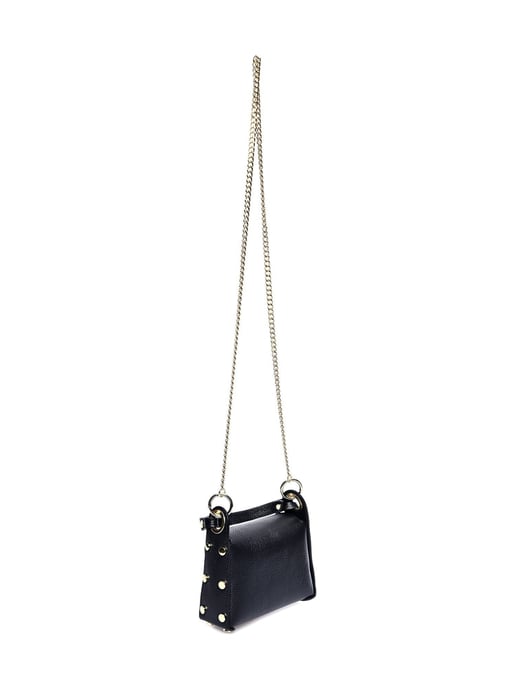 Anna Luchini Schwarz Rindsledertasche - Image 2