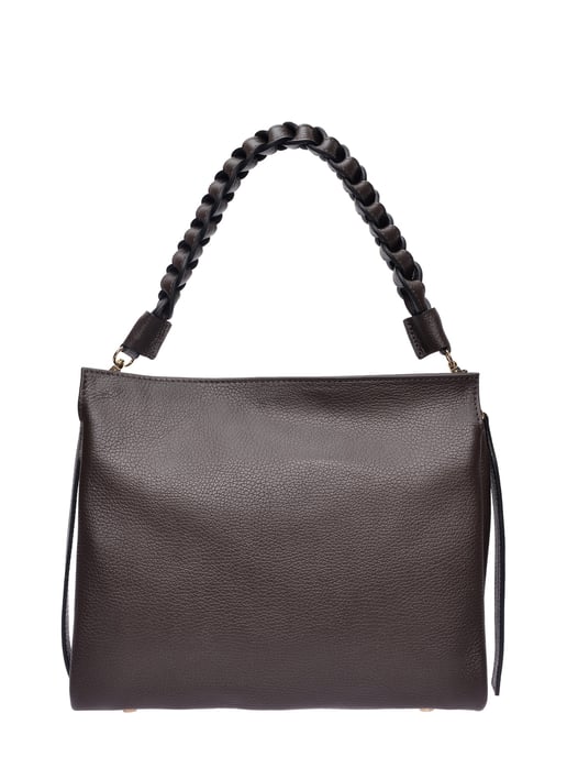 Luisa Vannini Kastanienbraun Rindsledertasche - Image 1