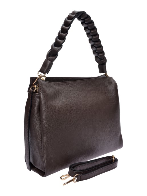Luisa Vannini Kastanienbraun Rindsledertasche - Image 2