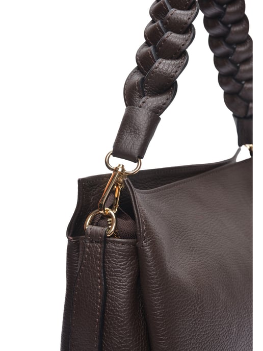 Luisa Vannini Kastanienbraun Rindsledertasche - Image 3