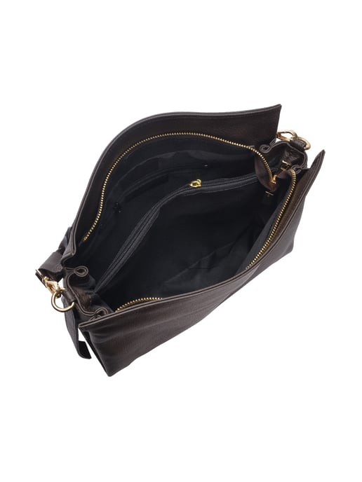 Luisa Vannini Kastanienbraun Rindsledertasche - Image 4