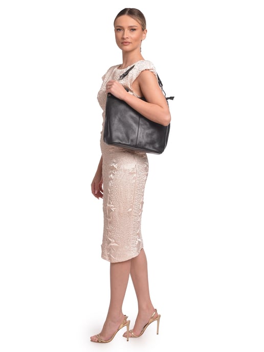 Roberta M Schwarz Rindsledertasche - Image 5