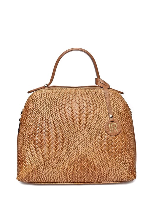 Isabella Rhea Braun Rindsledertasche - Image 1
