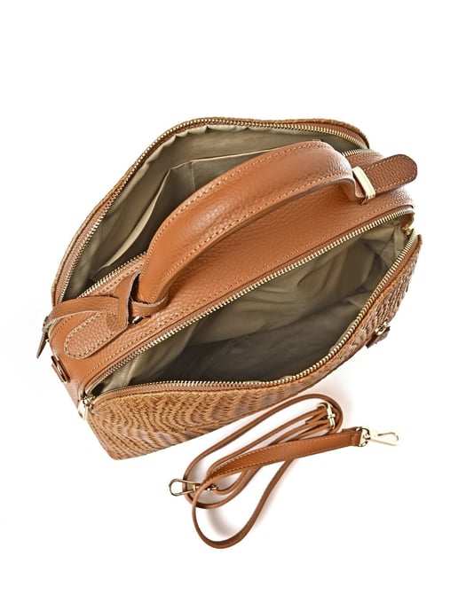 Isabella Rhea Braun Rindsledertasche - Image 4