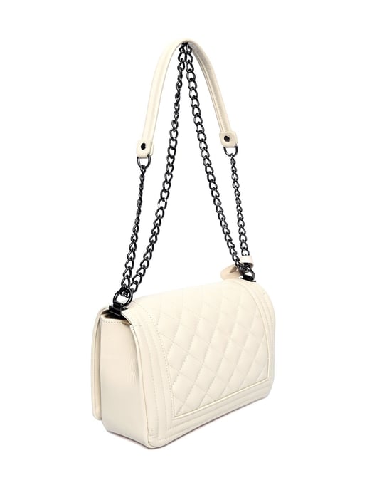 Anna Luchini Beige Rindsledertasche - Image 2