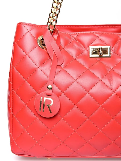 Isabella Rhea Rot Rindsledertasche - Image 3