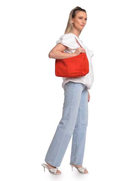Isabella Rhea Rot Rindsledertasche - Image 5