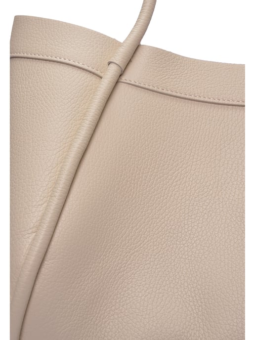 Luisa Vannini Beige Rindsledertasche - Image 3